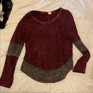 Maroon Free People Thermal